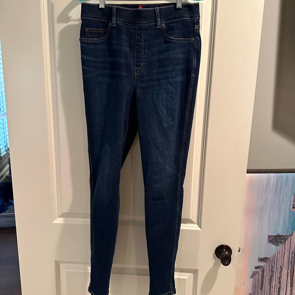 SPANX Blue Skinny Jeans Classic Fit